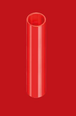 THERMOSTICK AA-P25R Tubo in ABS Diametro. 25 mm. di colore rosso.