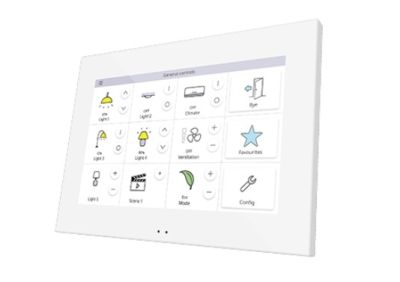 ZENNIO ZVIZ70W Z70 pannello touch capacitivo a colori con display da 7", bianco