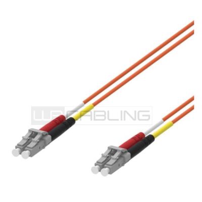 WP RACK WPC-FP2-5LCLC-010 FIBER OPTIC MULTIMODE PATCH CORD 50/125 LC-LC, 1 MT. OM2