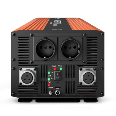 KERT KSTA3000HS12C Inverter dc-ac In 12Vdc 3000W onda sinusoidale pura con caricabatterie