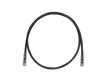 PANDUIT UTPSP2MBLY Copper Patch Cord- Cat 6- Black UTP Cable- 2 Meter