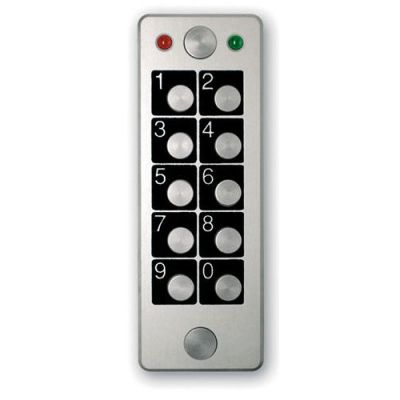 ARMAS DIGIKEE Vandal-proof keyboard in anodized aluminum with e