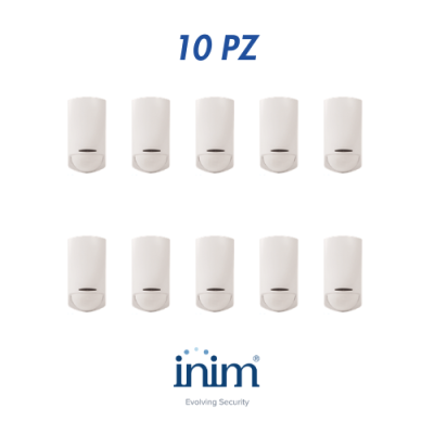 MT DISTRIBUZIONE KIT10-QDT200HM-A Pack 10pz. Rilevatore INIM QDT200HM-A