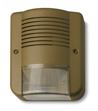 AVS ELECTRONICS 1161146 Sirena a led autoalimentata da esterno in ABS finitura BRONZO