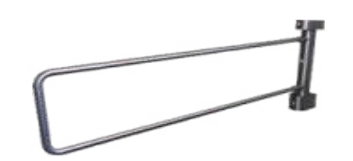 NICE TORNELLI MWSL Per varchi da 1500mm con sblocco a chiave in acciaio inossidabile spazzolato AISI 304