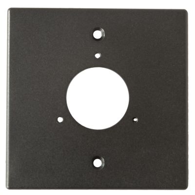 ELAN MT-BSAP-BK IP Cameras Bullet Camera Single Gang Box Adapter Plate (Black)