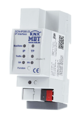MDT SCN-IP000.03 Interfaccia IP, con KNX IP e Data Secure, e-mail, funzione time server - SCN-IP000.03