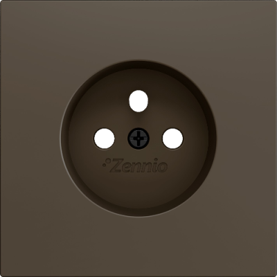 ZENNIO ZS70CFSM ZS70. French screwless socket cover 70x70 mm - Moc
