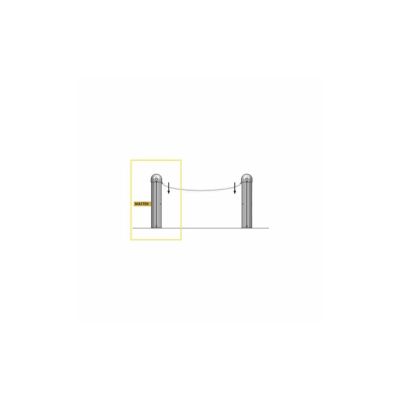 ABTECNO APE-150/8002 POLY-SLAVE AUTOMATIC BARRIER CHAIN WITH LED SPOT