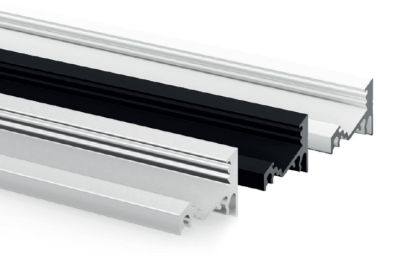 LEDCO PR300/NE PROFILO ANGOLARE 10 MM. 2 MT. VERNICIATO NERO