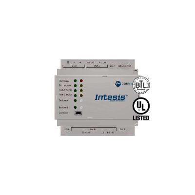 IN701KNX1K20000 Traduttore di protocolli Intesis con supporto KNX, Seriale e IP - 1200 punti