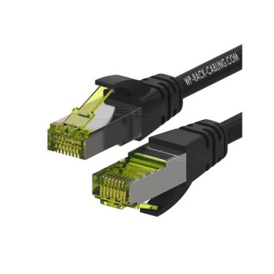 WP RACK WPC-PAT-6ASF005BL CAT 6a PimF S-FTP patch cable Length 0,5 M, AWG 26