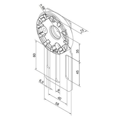 TTGO 625.10037 Supportsupporto compatto, regolabile (standard