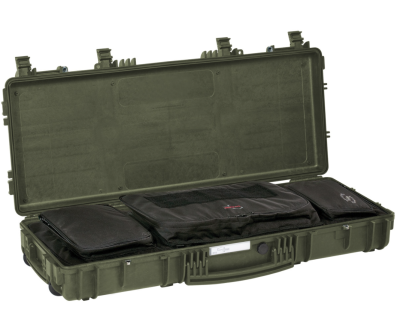 GT LINE 9413.GGB 94 cm long suitcase, green with GBORs tactical bag
