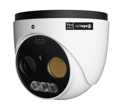 SKILLEYE SEI-E7123TI-PAT-7 Eyeball IP Termica 256x192 pxls e Visibile 5MP, WD