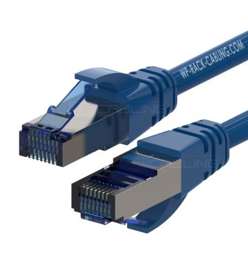 WP RACK WPC-PAT-5F010B CAT 5e F-UTP PATCH CABLE 1.0m BLUE