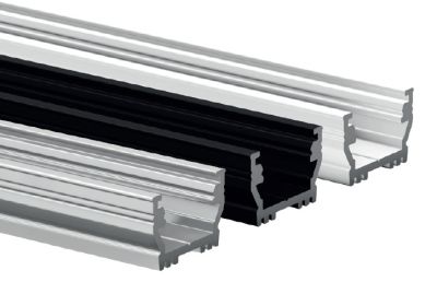 LEDCO PR500 PROFILO ALTO DI SUPERFICIE 2 MT. ANODIZZATO