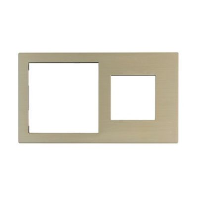 EELECTRON PO71A45MT-CH 71+45 METAL CHAMPAGNE DOUBLE PLATE