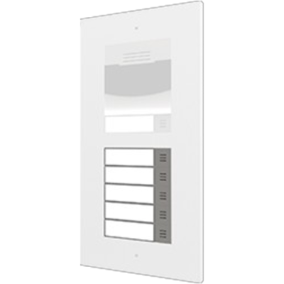 ZENNIO ZVP-NAME5 GetFace IP - 5 Button module Weight 200g. Dimensio