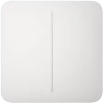 AJAX 52187 CenterButton (2-gang) [55] ASP white