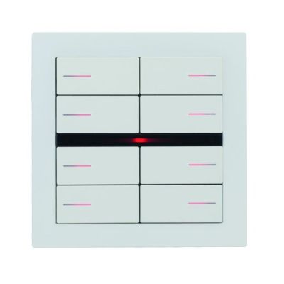 EELECTRON BK08PLL-4 KIT OF 8 BI-PAINTED RECTANGULAR PLASTIC KEYS