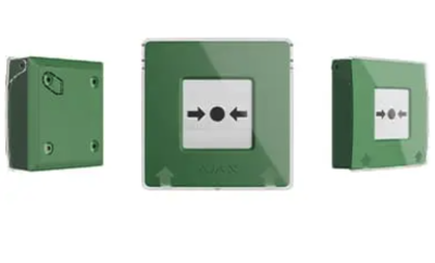 AJAX 87639 Call Point Manual (Green) (8EU) ASP green