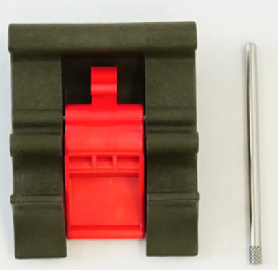 GT LINE KIN.1114 Push button closure red, green (mod. 7626HL-7635