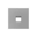 ZENNIO 830001206 Single RJ45 cover, ZS55, silver