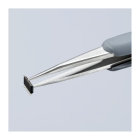 KNIPEX 92 21 10 ESD Pinzetta di gomma ESD acciaio inox