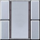 JUNG AL2092NABS Sensore a tasti 2 canali Universal per accoppiatore bus KNX 2070U- modelli in metallo- alluminio