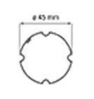 FAAC 132297 ADATTATORE PER TM35 TUBO ZF45