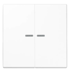 JUNG A10921STRFBFWW KNX RF push button, 2 channels, alpine white
