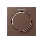 JUNG A1540KO5MO Cover with light outlet for KNX rotary button - mocha