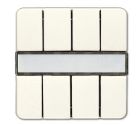 JUNG 2074NABS 4-channel button sensor - standard for Bus coupler 2070U wall-mounted radio transmitter 40 FW - white