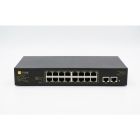 SKILLEYE SNE-SU160201P2EV01 Switch, 16x 10/100Mbps POE/POE+, 2x 10/100/1000Mbp