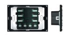 EKINEX EK-E20-TP-10L-R 10-key push-button panel with LED - Rectangular box