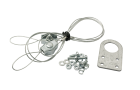 ARITECH INCENDIO ABT-W6-KIT/HOOK Fune di sicurezza in metallo per diffusore acustico da parete qualora montato incassato