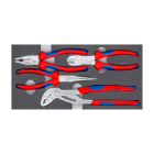 KNIPEX 00 20 01 V17 Set di utensili Basic Cromato