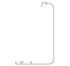 CAME 818XA-0053 PROFILO CARTER FLUO GREZZO 6620 MM