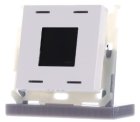 MDT BE-TAS63T4.01 KNX Smart 63 4-way push button with color display and T/F sensor, high-gloss studio white