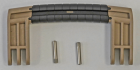 GT LINE KIN.1366 Side handle, sand, rubber coating n