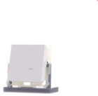 MDT BE-TAL55B1.01 EIB, KNX, Push Button Lite 55 1 time, Basic, Neutral, Glossy white finish BE-TAL55B1.01