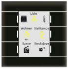 MDT BE-GT20S.01 BE-GT20S.01: II Smart Glass Button, Black