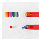 KNIPEX 00 61 10 CO ColorCode Clips arancione (10 pezzi)