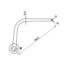 FAAC 105726 COPPIA BRACCI NIGHT & DAY TIPO ND1 - BIANCO