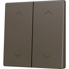 ZENNIO ZS55CSOFT24SHM ZS55. Cover for Double KNX Soft push button - Mocha