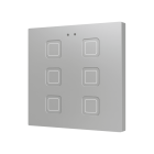 ZENNIO ZVIT6S Tas. cap.Tecla,6Tasti,argento