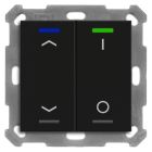 MDT RF-TAL55T206.C1S RF KNX+ Taster Light 55 2T, Secure, +T, black op.