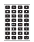 EELECTRON 9025ISH-3 CUSTOM BEDSIDE KNX PLATES BLACK ICON SET - H - 32 ICONS