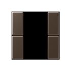 JUNG A502TSAMO Key covers for sensor 2 channels F50- mod. A500- moka